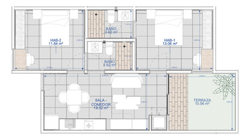 Departamento(2r) En Venta En Alma Condo, Temozón Norte