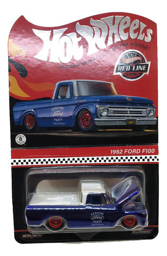 Hot Wheels Rlc 1962 Ford F100 Azul 1:64