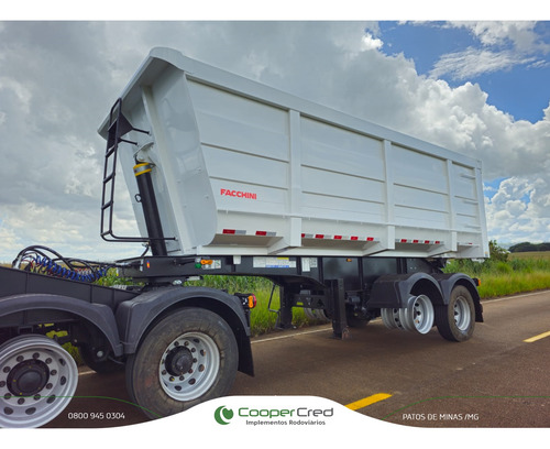 Carreta Bitrem Basculante Caçamba 25/25 Nova 26m3+ 27m3