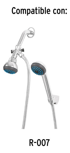 Brazo Y Chapeton Para Regadera Acero Inox Foset 49378