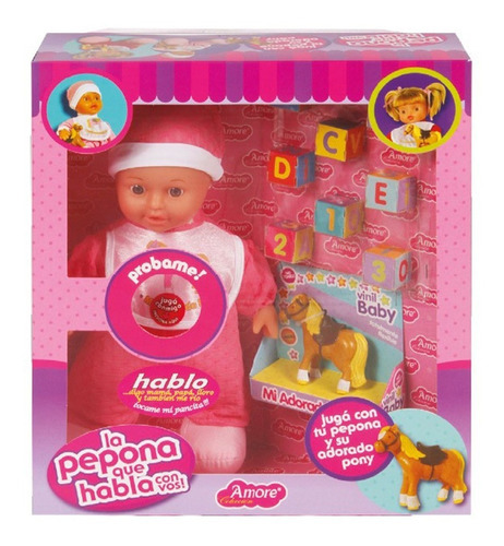 Bebe Bebota Pepona Que Habla Con Accesorios . Miluplast