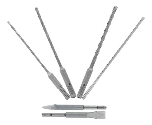 6pc Sds Rebar Demonio 4 Cutter Completo Carburo Cabeza ...