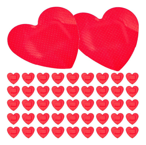 25 Piezas Vendajes En Forma De Corazón Vendajes Lindos Para