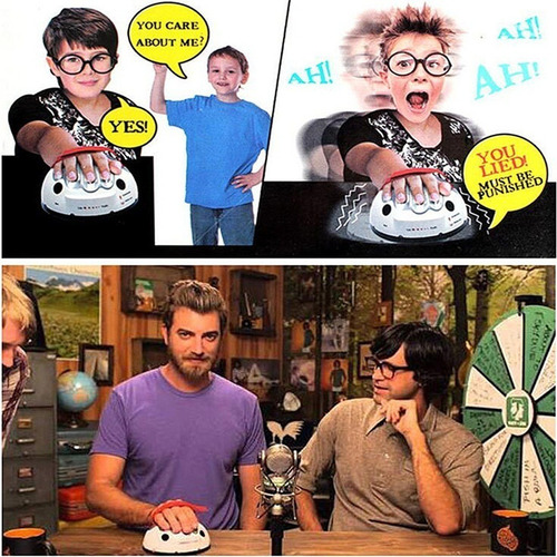 / Juego De Prueba De Mentiras Lie Detector Toy Electric