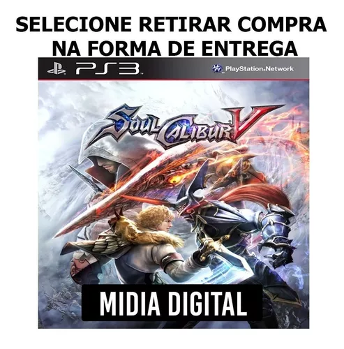 Jogo Soulcalibur V - Ps3 - Mídia Física