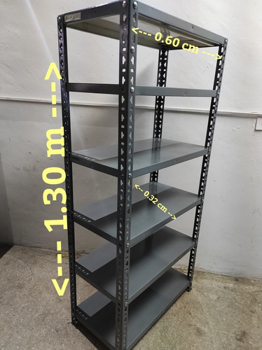 Estantes Metalicos Utiliti 3 Y 4 Paños 1.10x0,92x0,30/0,40cm
