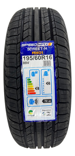 Pneu Speedmax Street-h Mh01 Aro 16 Pulse 195/60r16 89v V