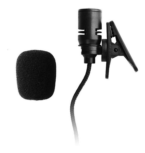Microfono Lavalier 1.2m Corbatero Clip-on 3.5mm Mic