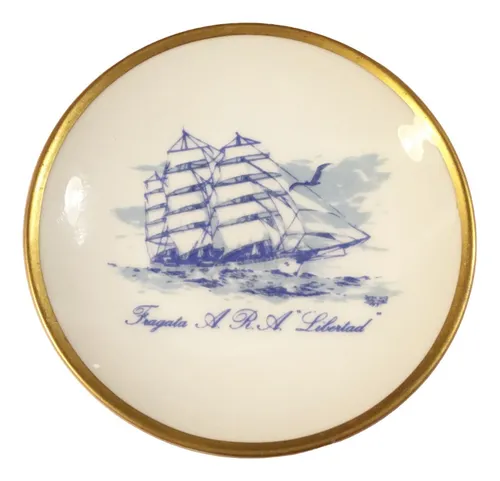 comprar Plato Porcelana Fragata Ara Libertad Armada Argentina 1980