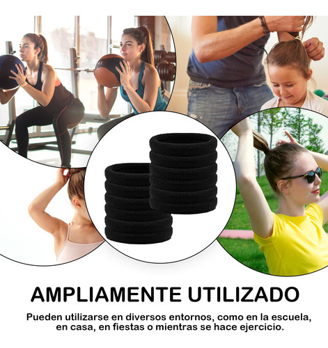 100 Piezas De Gomas Para El Pelo,muy Elásticas Y Sin
