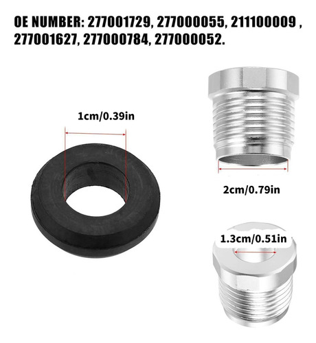 Kit De Tuercas De Bloqueo De Cable De Aluminio Inversas Para
