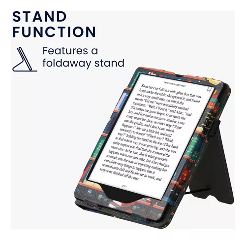 kwmobile Funda compatible con  Kindle Paperwhite - Funda para lector  electrónico con cierre magnético, color gris