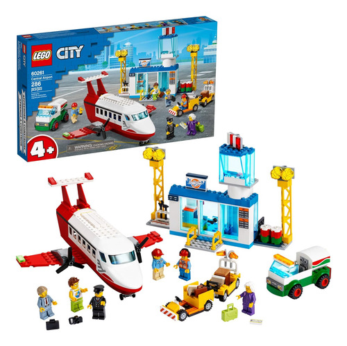Lego City Central Airport 60261 Juguete De Construcción, Con