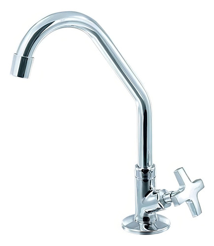 Torneira Para Cozinha De Mesa Esteves Bica Movel C34 Cromada Acabamento Cromado Cor Cromo