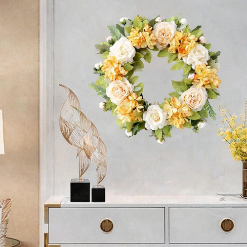 Corona De Flores Artificial Flores