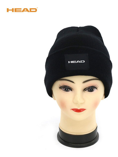Gorro Head De Acrílico 100% Para Hombre Y Mujer - Gran Calce Hea 13823c.1 Negro Único Lisa