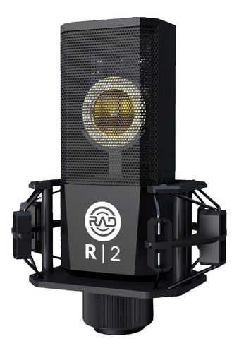 Rad Microfone Condensador R2 Profissional Homestudio Podcast Cor Preto