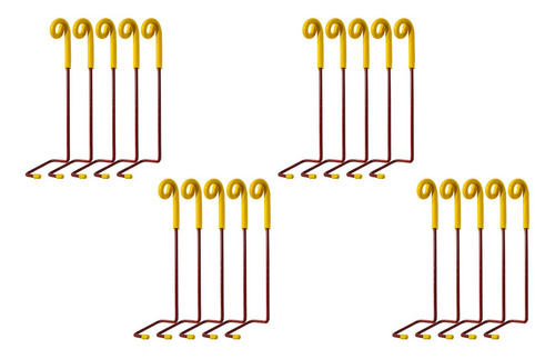 20 Varillas Aislada Sobre Alambre Smv-457 Cerco Perimetral