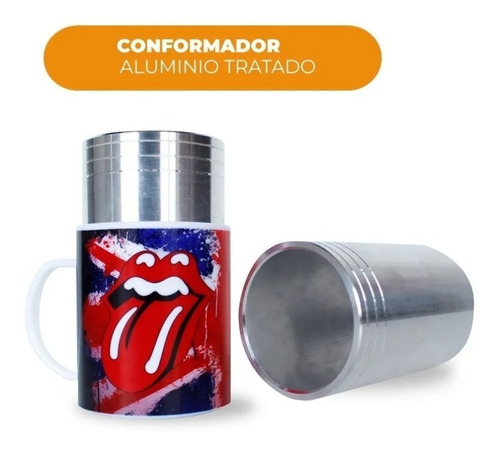 Imagen 3 de 10 de Tazas Para Sublimar Polimero Blanco X36 + Conformador Metal