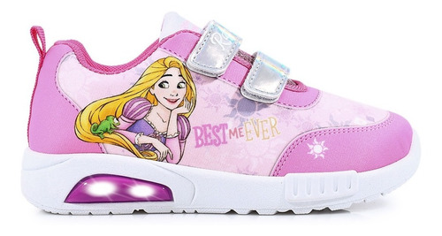 Zapatillas Footy Princesas Luz Led Al Pisar Niñas Prin0602