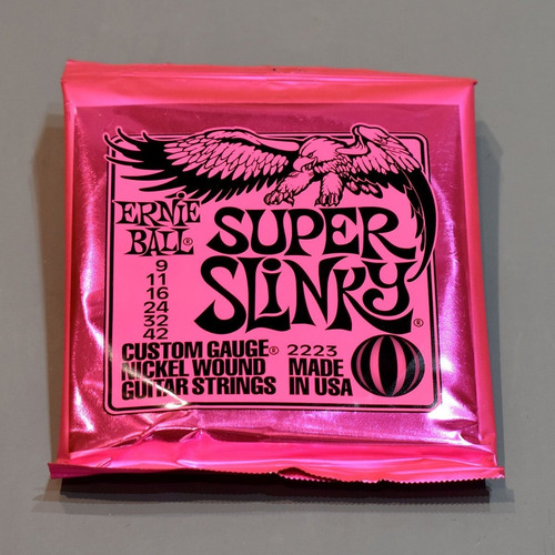 Imagem 3 de 5 de Encordoamento Ernie Ball Super Slinky 009 Guitarra 2223