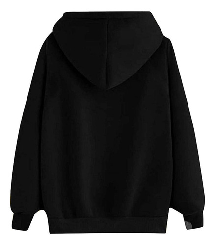 Sudadera Para Mujer Capucha Tops Ropa Informal Otoño Largo V