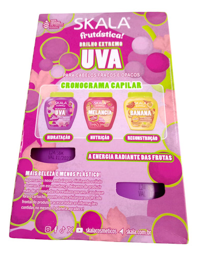 Skala Kit Uva Shampoo Y Acondicionador