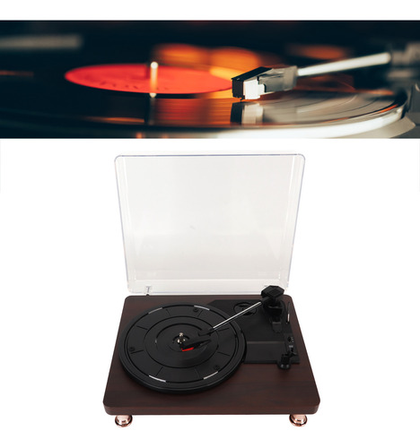 Reproductor De Discos De Vinilo De 3 Velocidades Con Altavoz