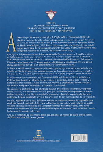 Imagen 4 de 5 de Comentario Bíblico De Matthew Henry