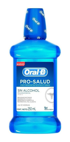 Oral B Pro Salud Enjuague Bucal Cuidado Dental Menta X 250ml
