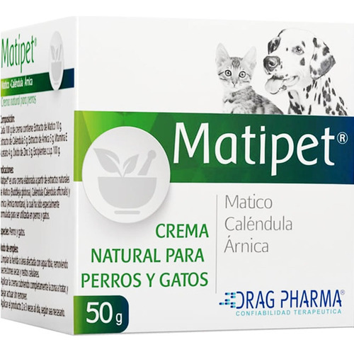 Matipet Crema Natural Para Perros Y Gatos 50gr