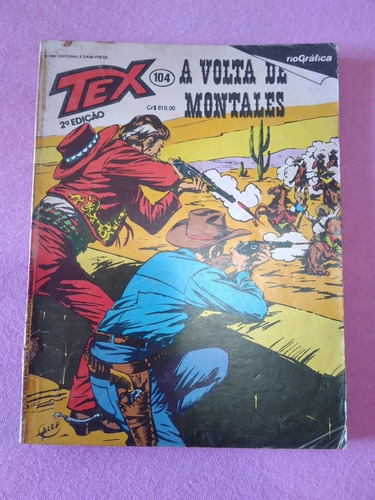 Tex 104 A Volta De Montales 2º Edição (Usado)