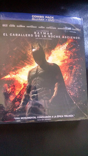 Bluray+dvd Dark Knight Rises Caballero De La Noche Asciende