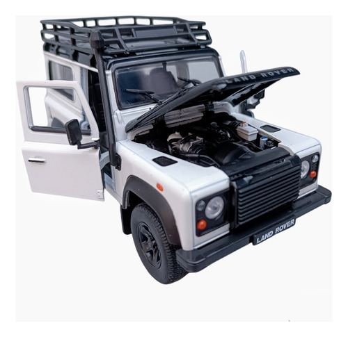 Land Rover Defender Safari/escala1:24/17cms De Largo/