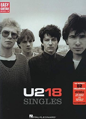 U2  18 Singles (easy Guitar With Notes  Y  Tab)