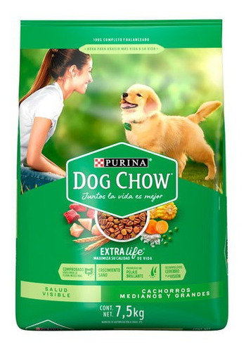 Croqueta Dog Chow Cachorro Raza Mediana/grande 20 Kg