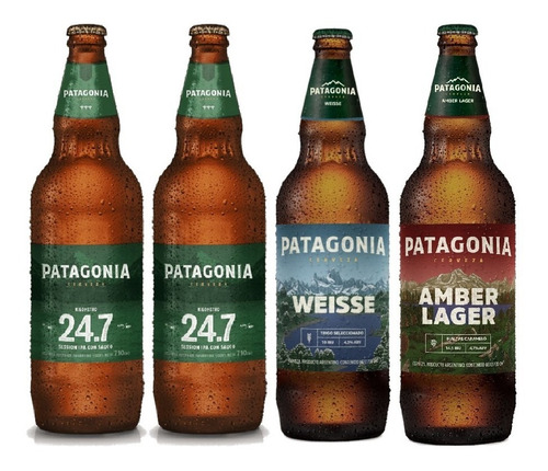 Cerveza Patagonia Pack Variedad X4