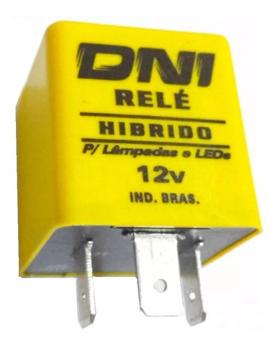 Relé Pisca 3 Terminais Dni 1114 Hibrido 12 V.