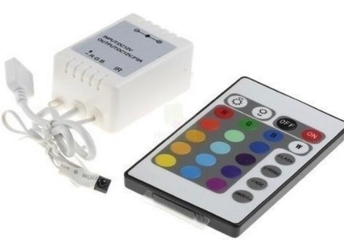 100 Controles Remoto E Controladoras Fita Ultra Led Rgb 5050