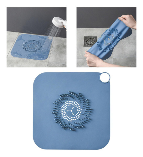 - Colector De Pelo De Ducha Drenaje De Ducha Cocina Azul