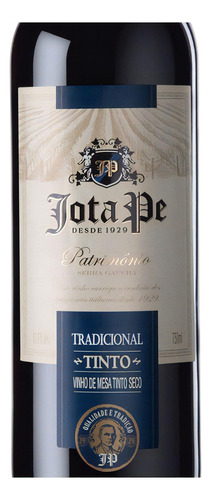 Vinho Tinto Seco Jota Pe 750ml Kit 6 Nacional