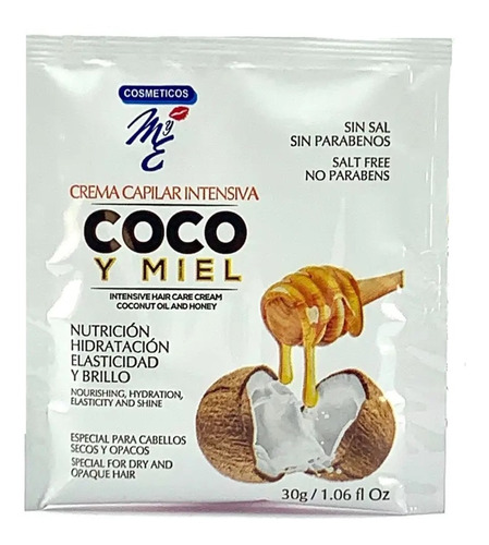 Mye Sachet Trat Coco Y Miel 30g - g a $167