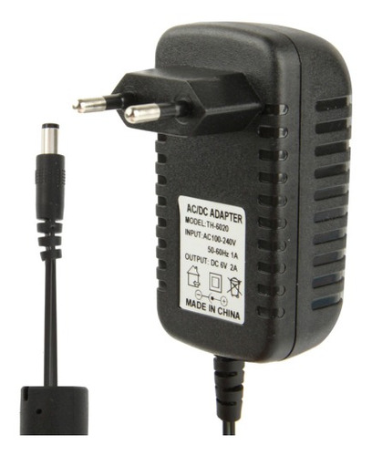 Adaptador De Corriente Ac 100-240v A Dc 6v 2a