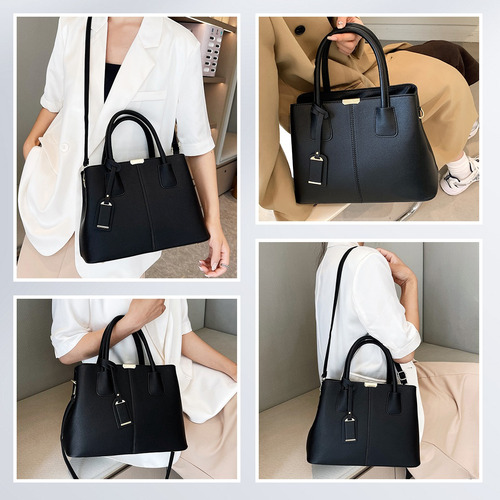 Bolsos de Dama Impermeable Elegante Color Negro