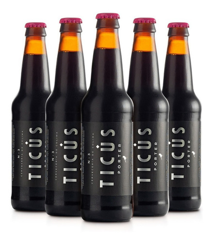 Cerveza Artesanal - Ticús 24 Pack Botella 355ml