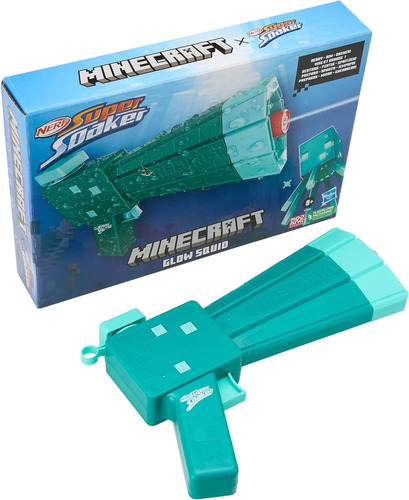 Nerf Super Soaker Minecraft  Glow Squid