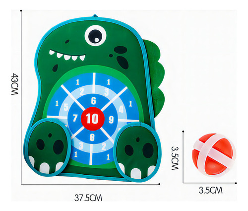 Disc Games Animal Theme 2 Em 1, Tabuleiro De Dupla Face, Din