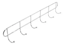Comprar Set X4 Porta Llaves 6 Ganchos Cromado Estante Perchero