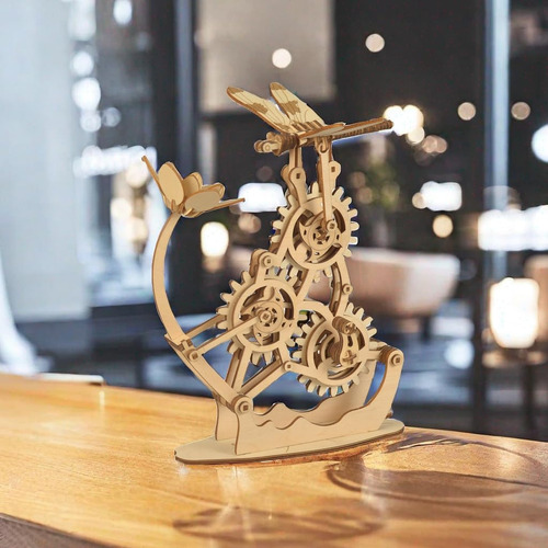Aida & Hani Juguete De Rompecabezas 3d De Libélula De Madera