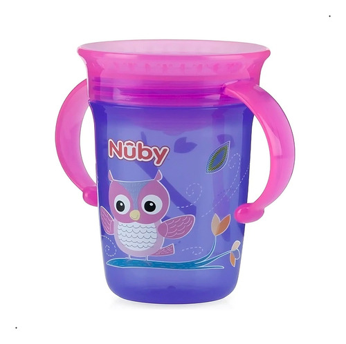 Vaso Antiderrame 360° Nuby Entrenamiento Bebé